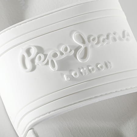 Pepe Jeans - Claquettes Femme Slider PLS70081 Blanc