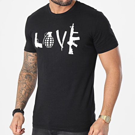 25G - Camiseta Amor Negro Blanco