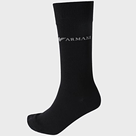 Emporio Armani - Confezione da 2 paia di calzini 302302 nero