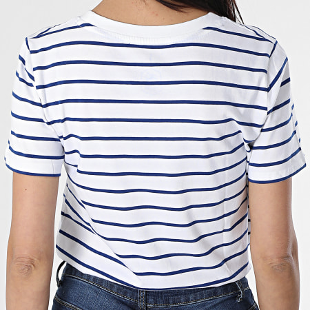 T-shirt Femme Marinière Upcyclé Customisé Olive & Popeye - Pimkie Taille S, Parfait État