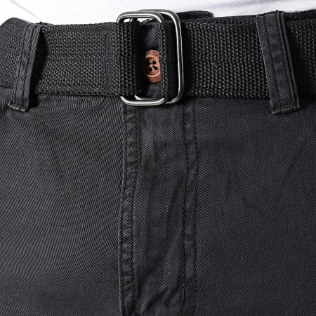 Indicode Jeans - Pantalon Cargo William Noir