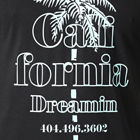 Luxury Lovers - Tee Shirt California Dreamin Noir Vert