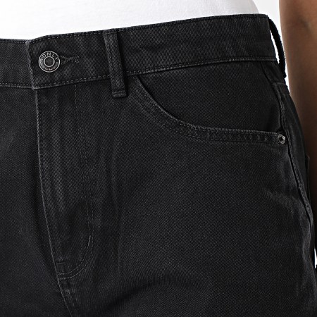 Only - Pantalones cortos vaqueros para mujer, color negro