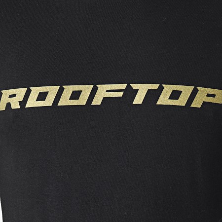 SCH - Tee Shirt Rooftop Noir Doré