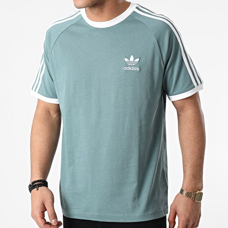 Adidas Originals - Tee Shirt A Bandes 3 Stripes GN3479 Vert