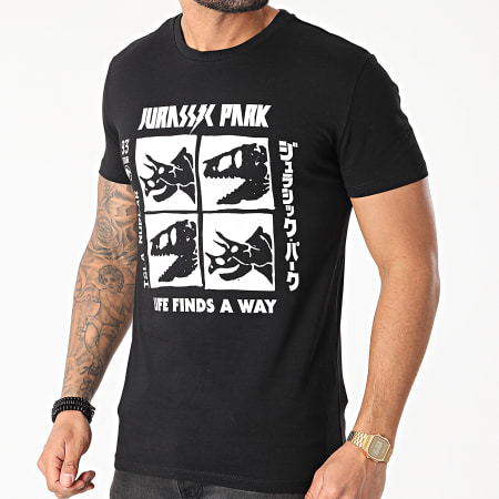 Jurassic Park - Tee Shirt Jurassic Park Photomaton Noir