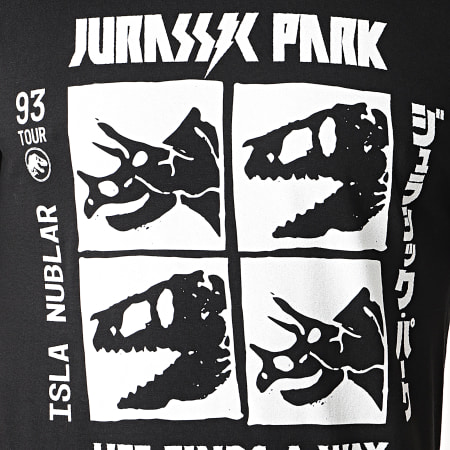 Jurassic Park - Tee Shirt Jurassic Park Photomaton Noir