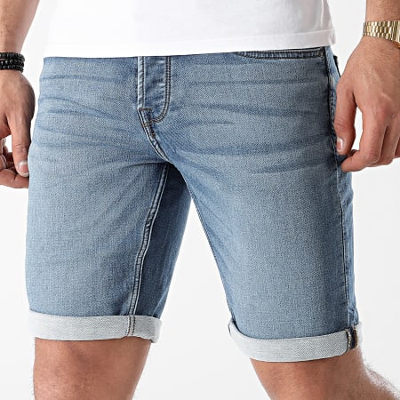 Only And Sons - Ply Life Jog Jean Shorts 8584 Blue Denim