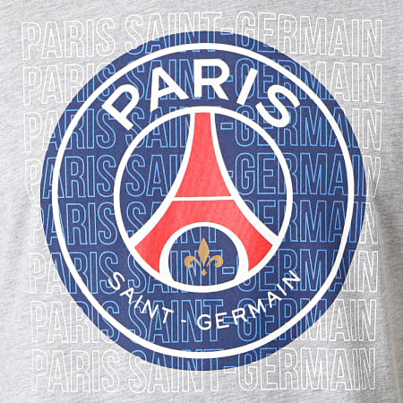 PSG - Tee Shirt Big Logo P13964C Gris Chiné