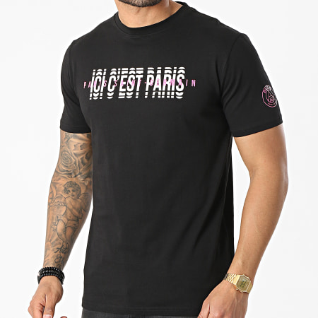 Tee Shirt Ici C est Paris Graphic P13967C Noir