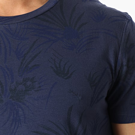 Tom Tailor - Tee Shirt 1025130-XX-12 Bleu Marine Floral