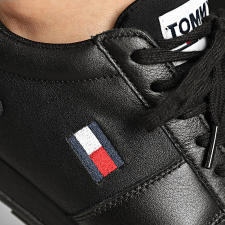 Tommy Jeans - Baskets Retro Tommy Jeans Sneaker 0487 Black