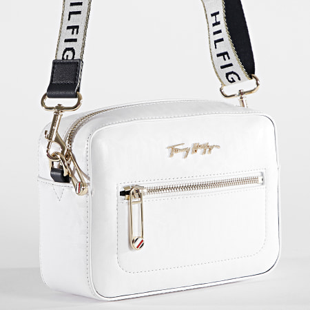 Tommy Hilfiger - Sac A Main Femme Iconic Camera Bag Monogram 9653 Blanc