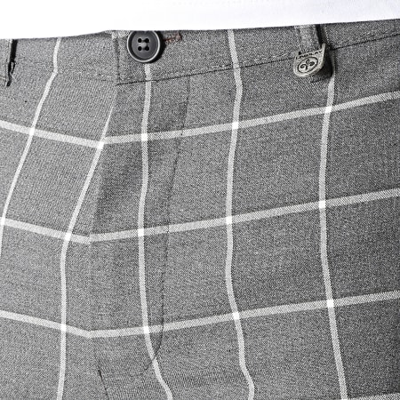 Uniplay - Pantalon A Carreaux 12 Gris Chiné