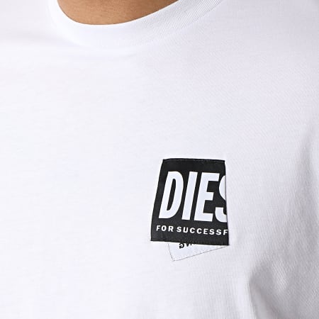 Diesel - Tee Shirt A02369-0HAYU Blanc