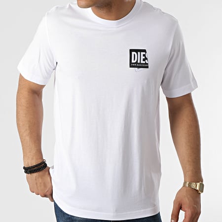 Diesel - Tee Shirt A02369-0HAYU Blanc