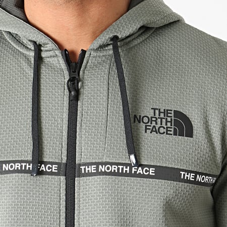 The North Face - Sweat Zippé Capuche A5574V38 Vert Kaki