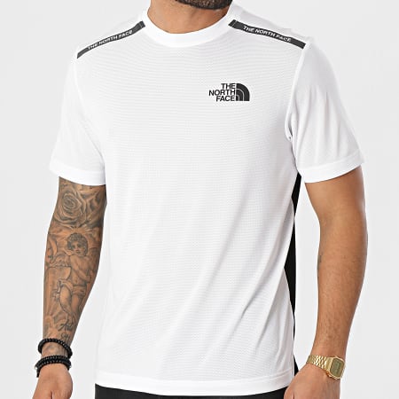The North Face - Tee Shirt A5578FN4 Blanc Noir