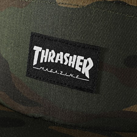 Thrasher - Casquette 5 Panel Camo Vert Kaki
