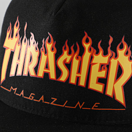 Thrasher - Casquette Snapback Flame Noir