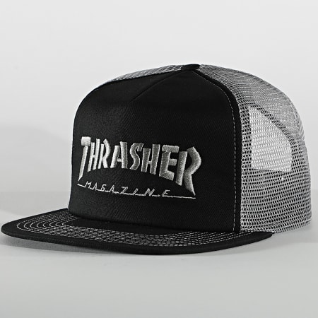 Thrasher - Casquette Trucker Logo Mesh Noir