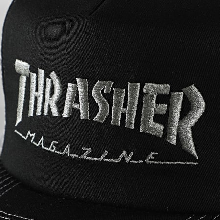 Thrasher - Casquette Trucker Logo Mesh Noir