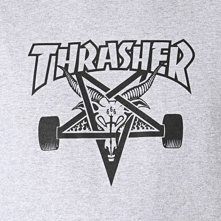 Thrasher - Tee Shirt Skate Goat THRTS025 Gris Chiné