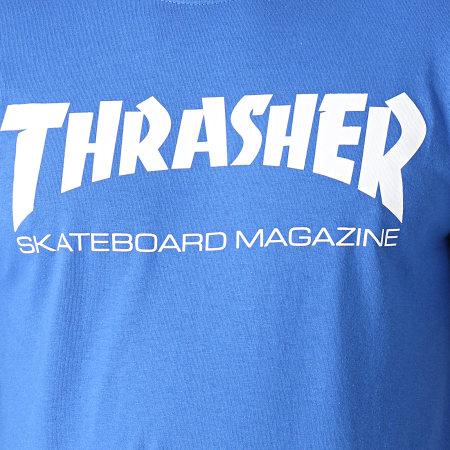 Thrasher - Tee Shirt Skate THRTS155 Bleu Roi