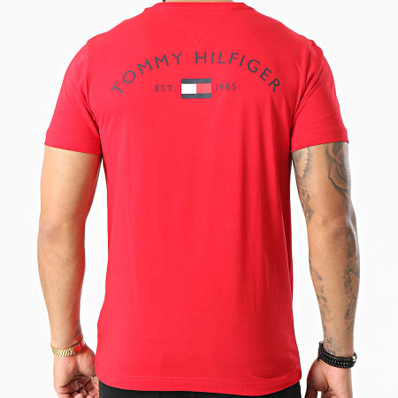 Tommy Hilfiger - Tee Shirt Back Logo 7681 Rouge