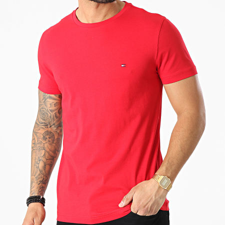Tommy Hilfiger - Tee Shirt Back Logo 7681 Rouge