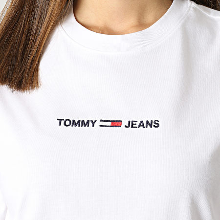 Tommy Jeans - BXY Linear Camiseta corta para mujer 0057 Blanco