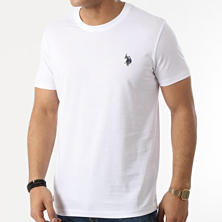 US Polo ASSN - Tee Shirt Sunwear Basic Blanc