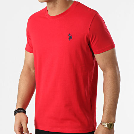 US Polo ASSN - Tee Shirt Sunwear Basic Rouge