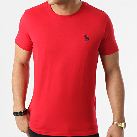 US Polo ASSN - Tee Shirt Sunwear Basic Rouge