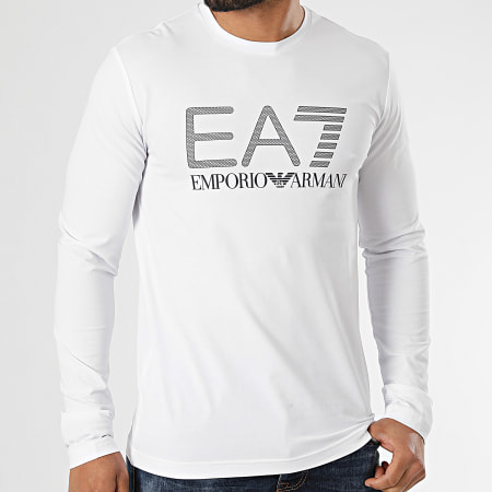 EA7 Emporio Armani - Tee Shirt Manches Longues 3KPT64-PJ03Z Blanc