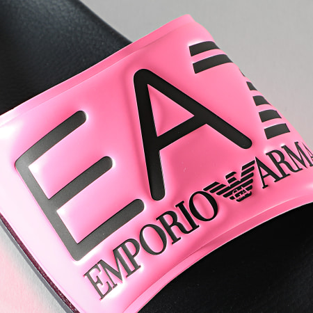 EA7 Emporio Armani - Claquettes XCP001-XCC22 Pink Fluo Navy