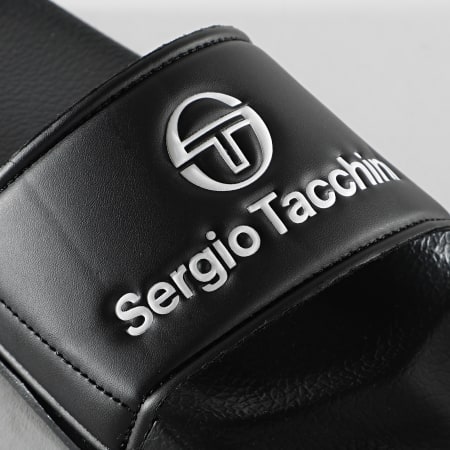 Sergio Tacchini - Claquettes Remix STM119007 Black White