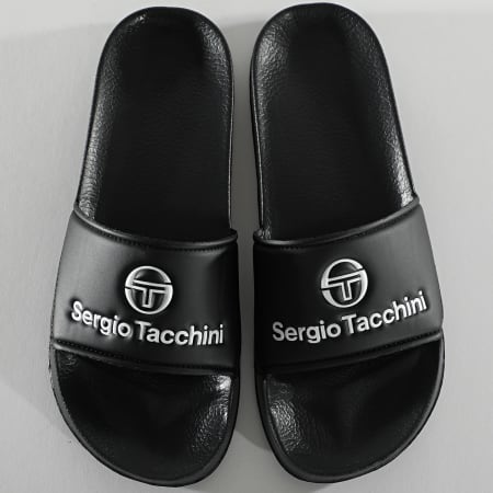 Sergio Tacchini - Claquettes Remix STM119007 Black White