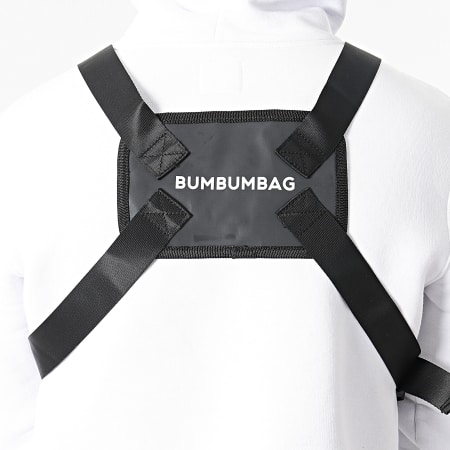 BumBumBag - Sac Poitrine Mini Ice Bucket Psychedelic Gris Anthracite