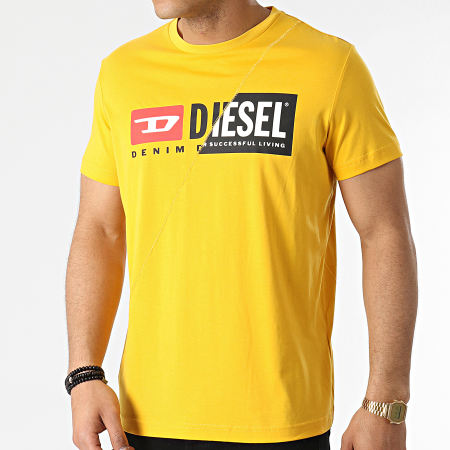 Diesel - Tee Shirt Diego Cuty 00SDP1-0091A Jaune