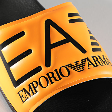 EA7 Emporio Armani - Claquettes XCP001-XCC22 Orange Fluo Black