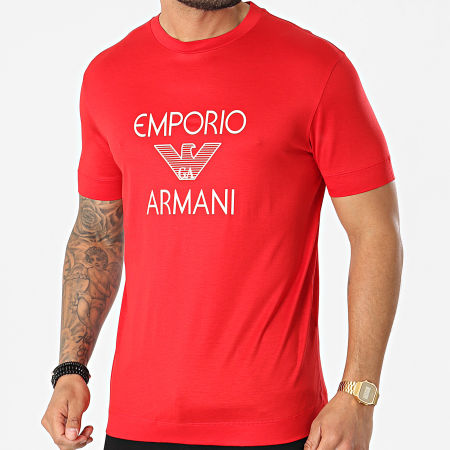 Emporio Armani - Tee Shirt 3K1TAF-1JUVZ Rouge