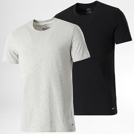 Nike - Lot De 2 Tee Shirts KE1010 Noir Gris Chiné