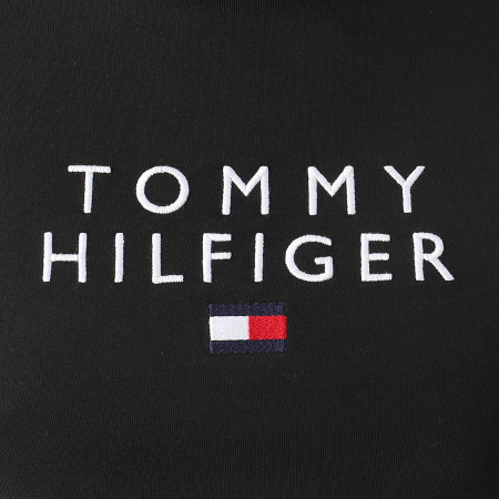 Tommy Hilfiger - Tee Shirt Stacked Tommy Flag 7663 Noir