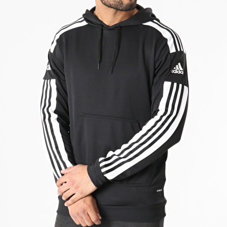 Adidas Sportswear - Felpa con cappuccio Squad 21 GK9548 Nero