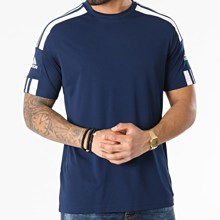 Adidas Performance - Camiseta Rayas Squad 21 GN5724 Azul Marino