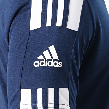 Adidas Sportswear - Tee Shirt A Bandes Squad 21 GN5724 Bleu Marine