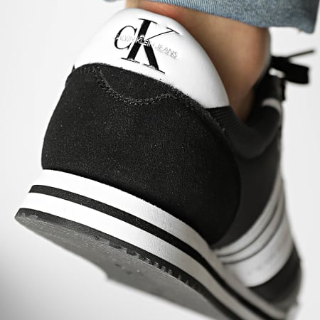 Calvin Klein - Baskets Low Profile Sneaker Laceup 0027 Black