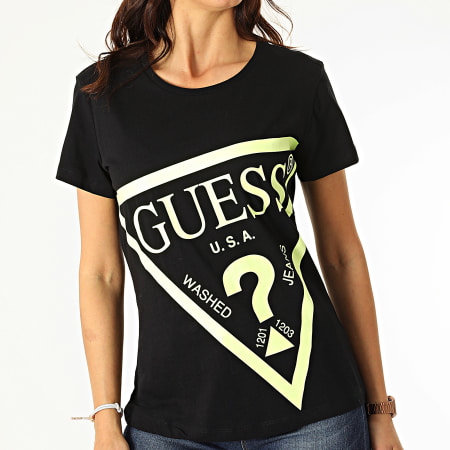Guess - Tee Shirt Femme O1GA56-JA911 Noir