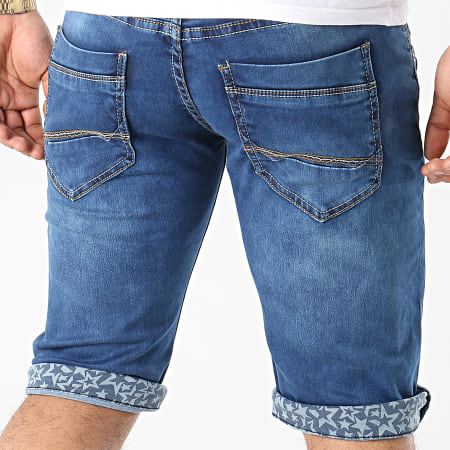 Mackten - JS193 Jeans slim Blu Denim